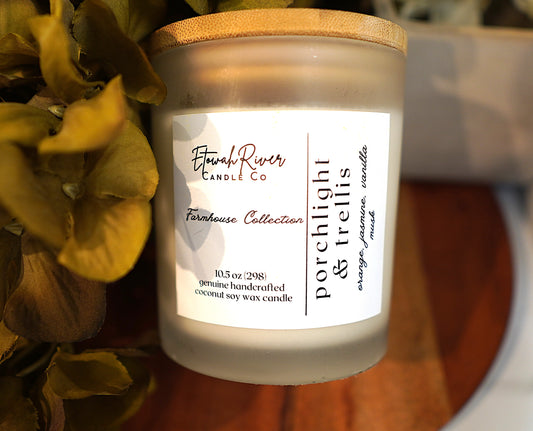 Porchlight and Trellis